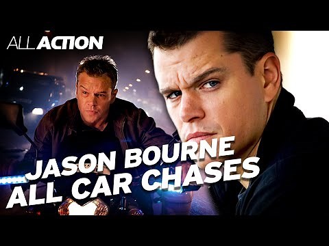 Jason Bourne Franchise All Car Chases | All Action