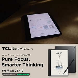 TCL Note A1 NXTPAPER — Where eNote meets NXTPAPER for a lag-free, ghost-free, true paper reading and writing experience. Full-color display combined with the AI Toolbox delivers a smooth, efficient workflow for focus and immersion. ✅Crystal Shield Glass - AG / AF / AR Coating ✅AI Toolbox ✅T-Pen Pro - Instant Response, Zero Ghosting ✅True Tone Display - 16.7 million colors ✅Octa Microphones Array | TCL Mobile