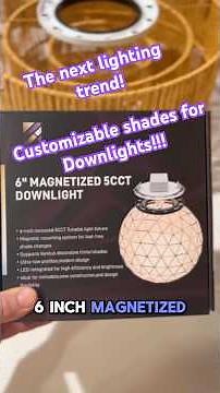 New lighting trend! Customizable magnetic ceiling lights!! #ceilinglights #homedecor #lighting