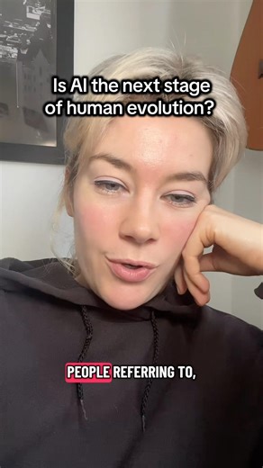 Is AI a continuation of human evolution rather than a break from it? #philosophy #ai #evolution