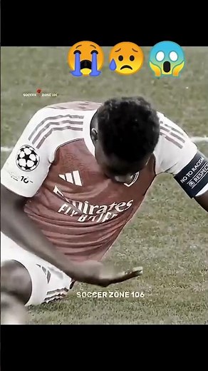 The Saddest Moments in Football History 💔⚽ #shorts #football #injury #sadmoments