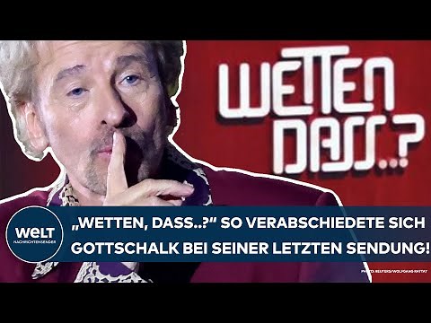THOMAS GOTTSCHALK: Letzte Sendung "Wetten, dass..?"! So emotional verabschiedete sich die TV-Legende