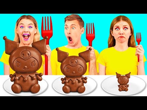 Big, Medium and Small Plate Challenge | Funny Kitchen Hacks by Funny Funny