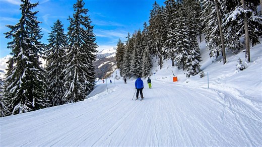 Berski di La Plagne dan Les Arcs (4K)