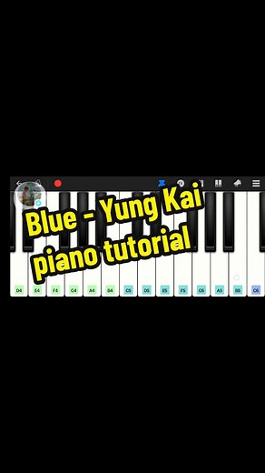 Blue - Yung Kai Easy Piano Tutorial | CapCut