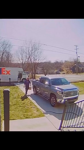 4.1K reactions · 57 shares | FedEx strikes again. At least he went up one step this time 路‍♂️ glass lamp wasn’t damaged ‍ | Michael Catalanotto Handyman | Facebook