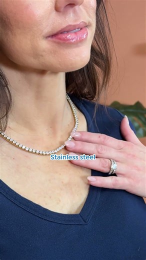 Radiance by Absolute™ 18" 4mm Round Magnetic Clasp Tennis Necklace | HSN