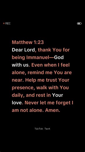 Daily Prayer: God is With Us!