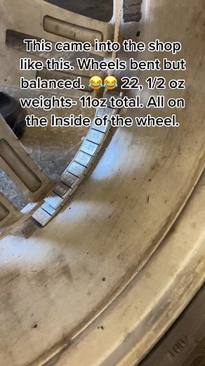 Unbalanced Wheels with Excessive Weights | Tire Troubles