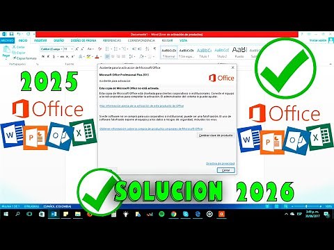 ¿No Puedes Usar Word? Aprende a Activarlo en 3 MINUTOS! ✅Cómo activar Windows y office GRATIS 2025?