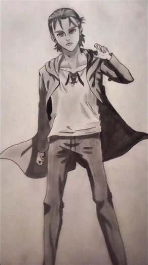 Eren Yeager drawing #anime #anime drawing