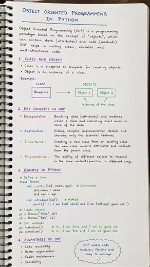📚 Day 22: Diving into Object-Oriented Programming in Python! 🐍
