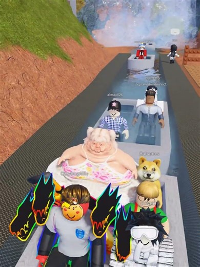 She sunk our battleship 😭 #roblox