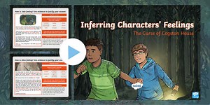 'The Curse of Cogston House' Inferring Character Feelings PowerPoint