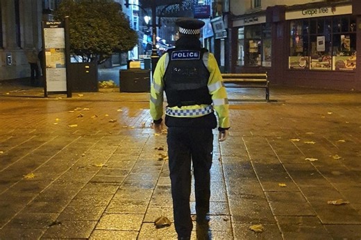 Police operation in Worthing town centre explained; officers 'conduct checks'