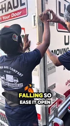 Never Open a Moving Container or Truck Too Fast ⚠️📦 | NYC Moving #movingday