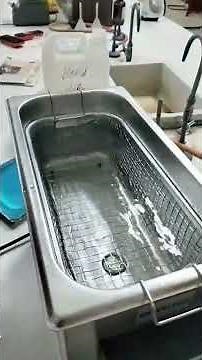 #experiment How to operate Ultrasonic cleaner Sonicator #experiements #lab#sciece