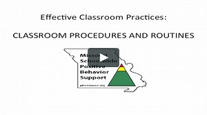 Procedures and Routines Training Video