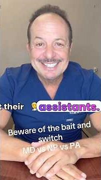 Beware of the bait and switch; MD vs NP vs PA #doctor #medical #nursepractitioner #physician