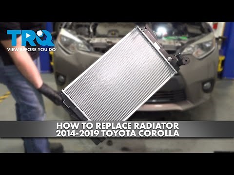 How to Replace Radiator 2014-2019 Toyota Corolla