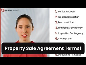 Property Sale Agreement Explained: Top Terms You NEED to Know