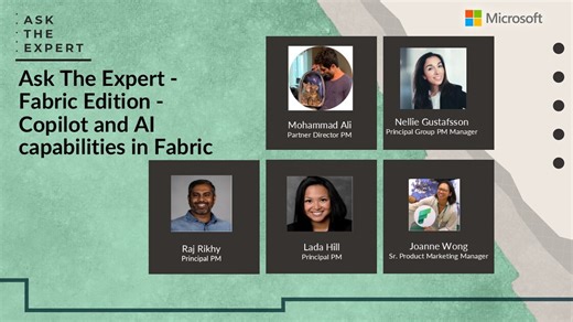Ask the Expert: Copilot and AI capabilities in Fabric