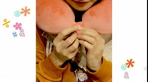 Sexysamba Cartoon Headrest & Neck Pillow for Kids Boys & Girls, Teens, Travel Accessories for Airplane, Car, Recline, Memory Foam Cute Travel Pillow with Sleep Eye Mask - Purple Unicorn