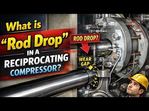 What is "Rod Drop" in a Reciprocating Compressor?