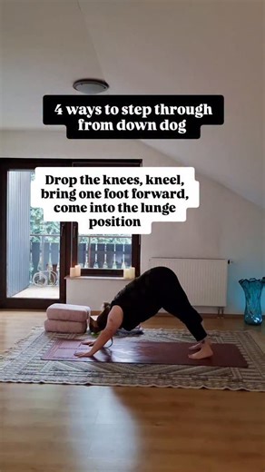 Unlock stepping through from down dog with this progression 🌿🌼 Stepping through will look different on every body. You have permission to start where you are 🤍 I'm sharing 4 ways to get leg through in a plus size body 🌿 Plus size yoga students (and teachers) need access to yoga pose variations that work for their bodies and decrease frustration in class. Follow @thebrittaconner and learn everything you need! #plussizeyoga #yogatok #yogavariations #yogatips #plussizeyogateacher #plussizefit #