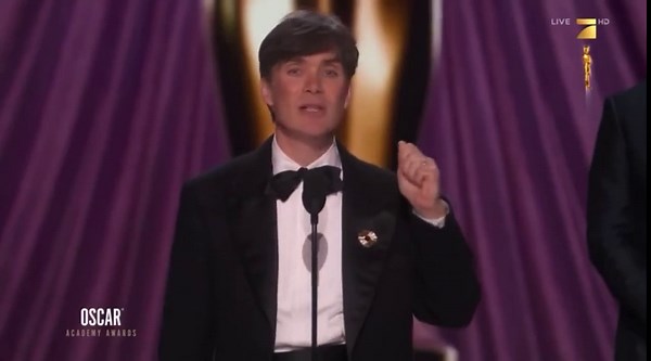 Cillian Murphy speech after winning the Oscar for Best Actor