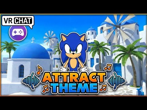 VRCHAT Create, Share, Play Attract Theme