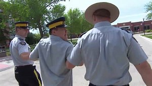 RAW VIDEO: Matty marches with the band in the RCMP Sgt. Major's Parade