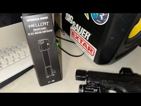 Springfield Hellcat RDP Barrel and comp tabletop review