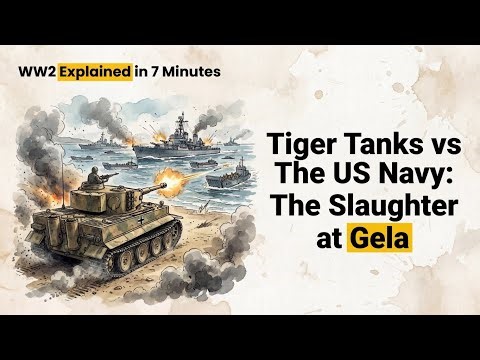 Tiger Tanks vs. The US Navy: The Slaughter at Gela
