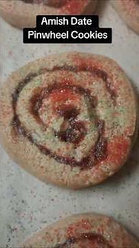 Old-fashioned date and nut pinwheel cookies - recipe at amish-heritage.org #amishdatecookiesrecipe