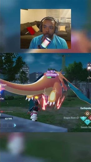 Charizard vs Garchomp Gets Weird #pokemonlegendsza #shorts #pokemon