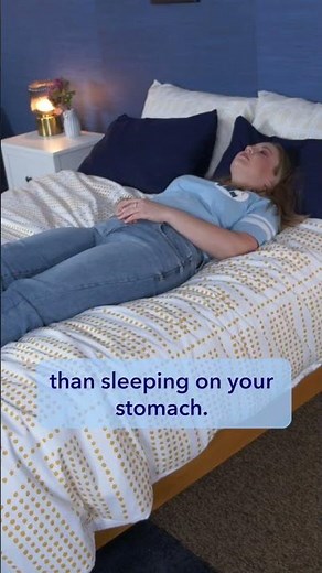 Sleep 101: What is the best sleeping position? #shorts