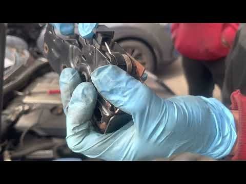 How to replace bonnet latch cable on VW golf