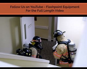 The most important room to protect in a multi-residential structure fire is the staircase. Smoke and fire products in the staircase are a considerable concern for fire crews and (more importantly) for civilians who enter the staircase. Remember, in most cases the stairwell doors will lock to prevent entry back onto the floor. If a civilian enters the staircase above your attack position, they are left with limited options to locate safety. www.flashpointequipment.com email: info@flashpointequipm