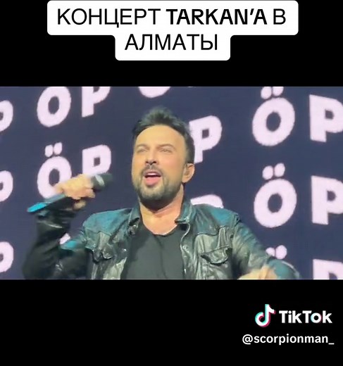 Live Performance by Tarkan in Almaty