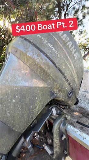 $400 boat find Pt. 2 #boattok #boatbuilds #boatlife #fyp #CapCut | Boat Life