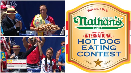 Nathan's Famous Hot Dog Eating Contest: Sudo Retains; Chestnut Wins