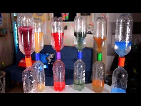 Make a COLORED tornado vortex in clear water! ~ Incredible Science
