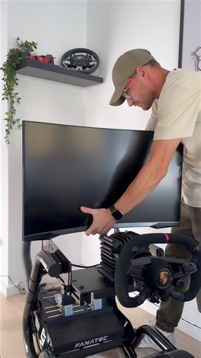 Upgrading my sim racing setup with the Samsung Odyssey G5 32” #SamsungOdysseyG5 #SimRacing #gt7 #PS5