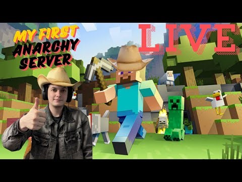 Minecraft my first anarchy pvp server