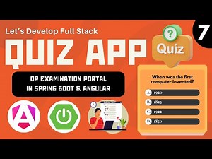 Create Navbar, Shared Module, Signup Component | Quiz App or Exam Portal | Spring Boot & Angular |#7