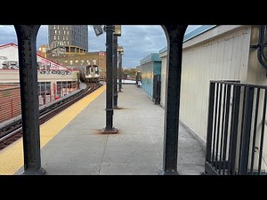 NYC Subway: BMT L and M train action at Myrtle Ave-Wyckoff Aves (R143,R160
