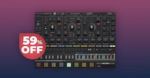 Drumcomputer synthesizer plugin by Sugar Bytes on sale for $49 USD