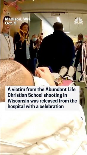 A victim from the Abundant Life Christian School shooting was released from the hospital
