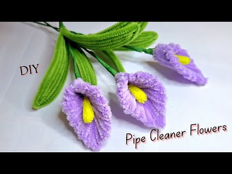 How To Make Cute Pipe Cleaner Flowers | DIY tutorial